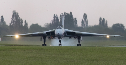 Hear the howl from the Vulcan's mighty Olympus engines (Barry Williams)