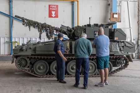 See our displays of vintage military vehicles ... indoors if wet (Barry Williams)