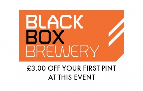 £3.00 off your first pint courtesy of the Black Box Brewery