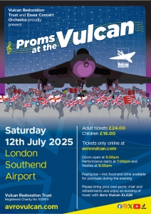 Proms at the Vulcan is on 12 July.