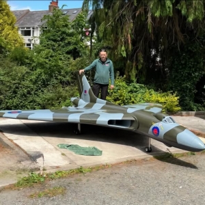 The event will feature the world's largest radio-controlled Vulcan model on ground display.