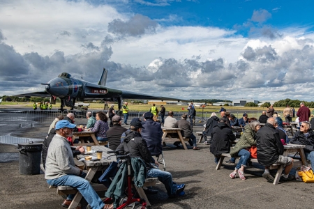 Our exclusive enclosure has views across London Southend Airport (Jason Gore)